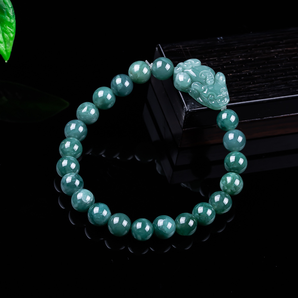 Jewelry & Watches Sp Z Oo Janów Lubelski - Натуральный браслет из бирманского жадеита с