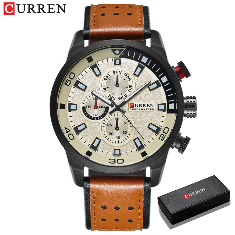 Jewelry Inspired Watches - Часы CURREN Мужские кварцевые, стильные роскошные