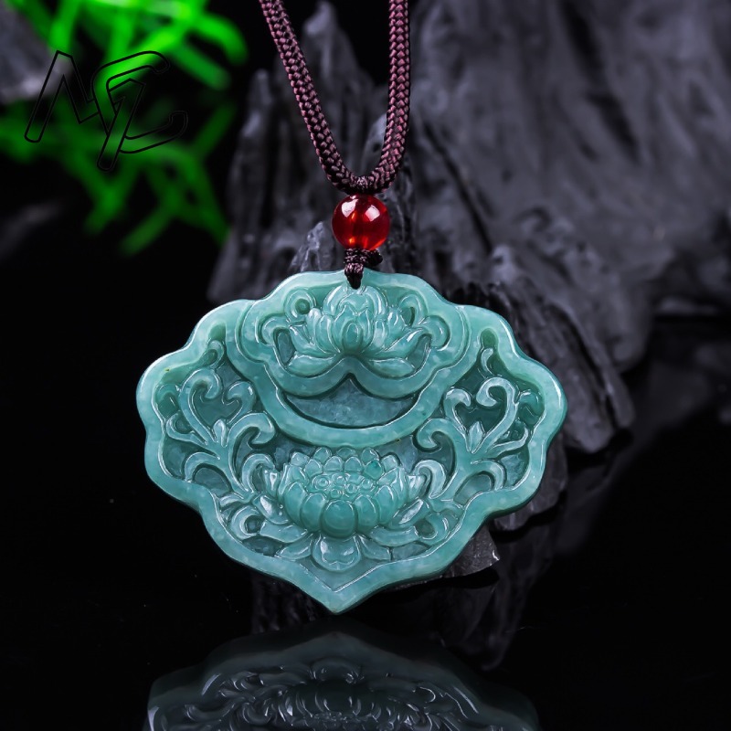 Jewelry & Watches Sp Z Oo Janów Lubelski - Настоящий бирманский изумрудный нефрит, голубая вода,