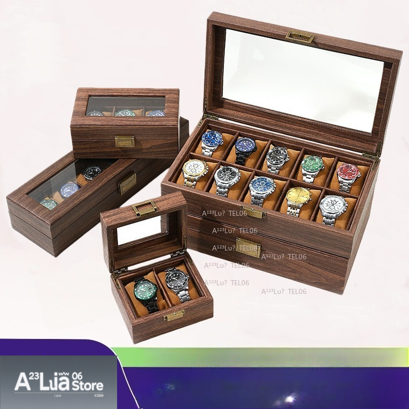 Jewelry And Watches Box - Винтажная коробка для часов из искусственной