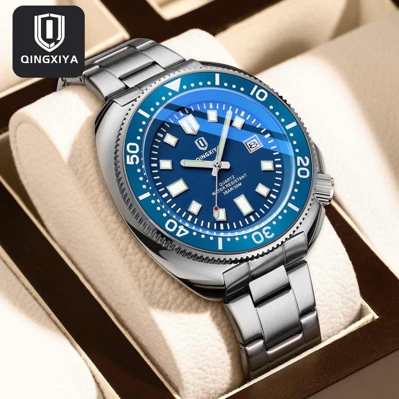 Jewelry Inspired Watches - QINGXIYA брендовые модные классические синие кварцевые