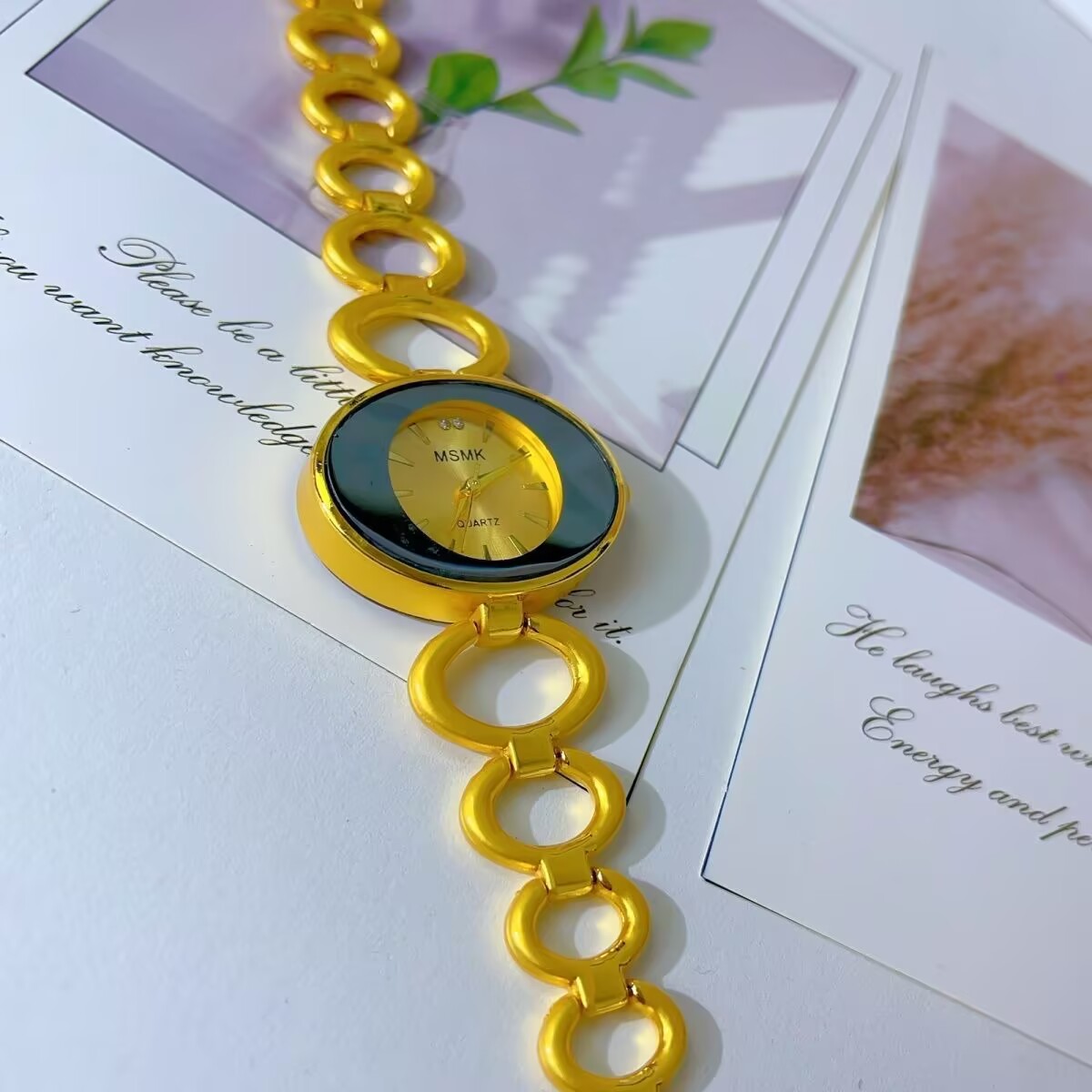 Jewelry With Watches - Новые американские 24-каратные позолоченные часы для