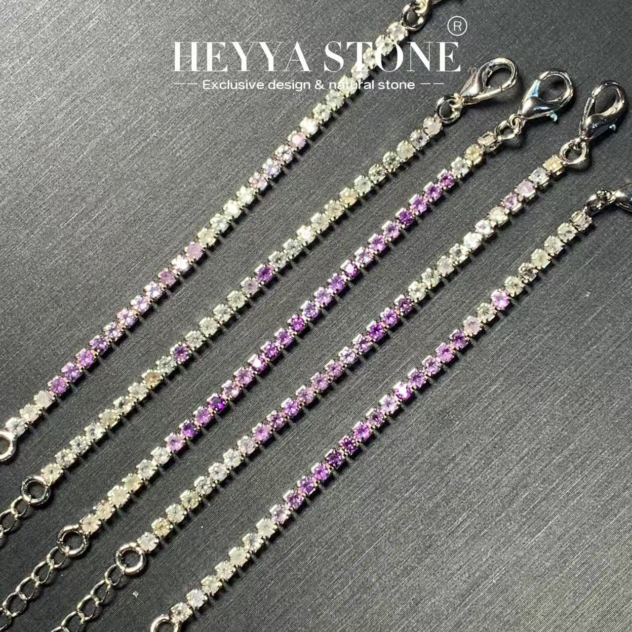 HEYYA КАМЕНЬ натуральный амети – обзор и цена Gemstone Bracelet Healing