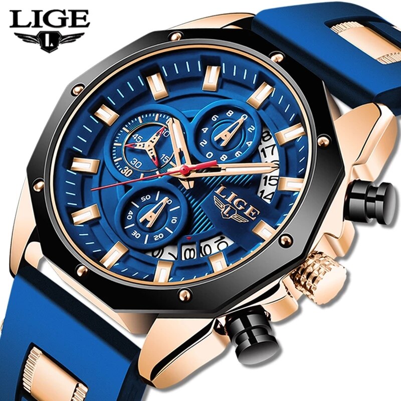 LIGE модные мужские часы лучши – обзор и цена Jewelry Inspired Watches