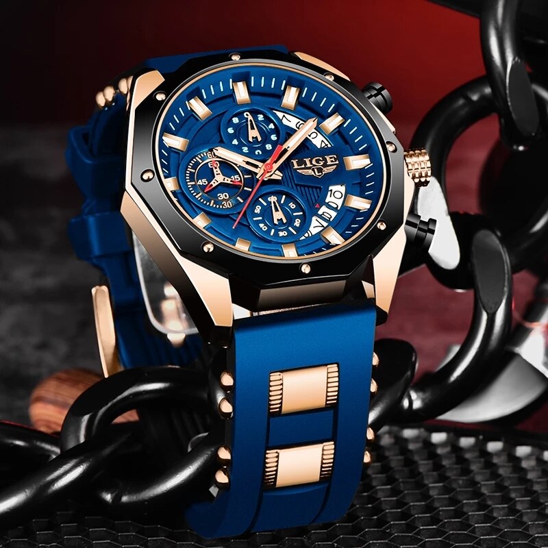 LIGE модные мужские часы лучши – обзор и цена Jewelry Inspired Watches