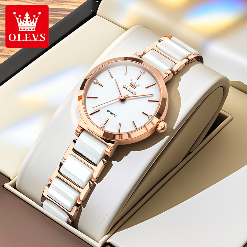 OLEVS женские часы 5877, роско – обзор и цена Jewelry With Watches