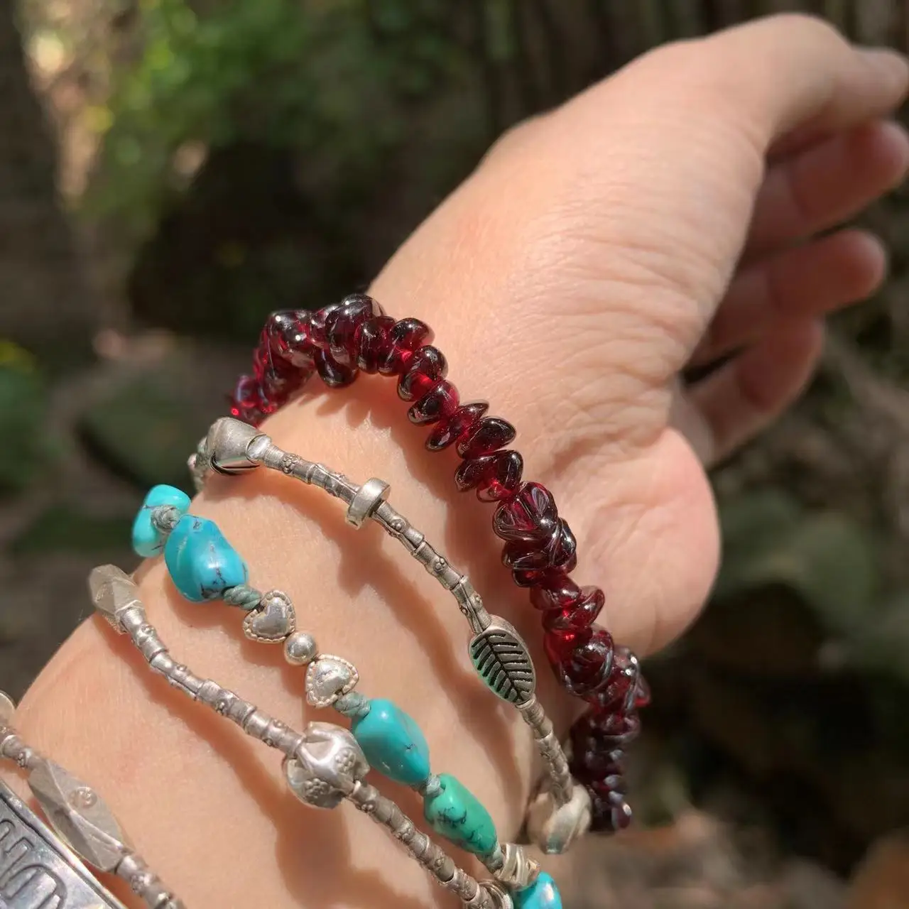 Браслет из натурального гранат – обзор и цена Gemstone Bracelet Healing