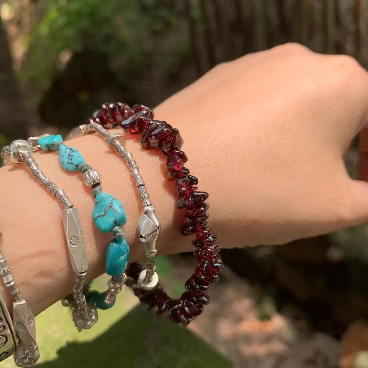 Браслет из натурального гранат – обзор и цена Gemstone Bracelet Healing