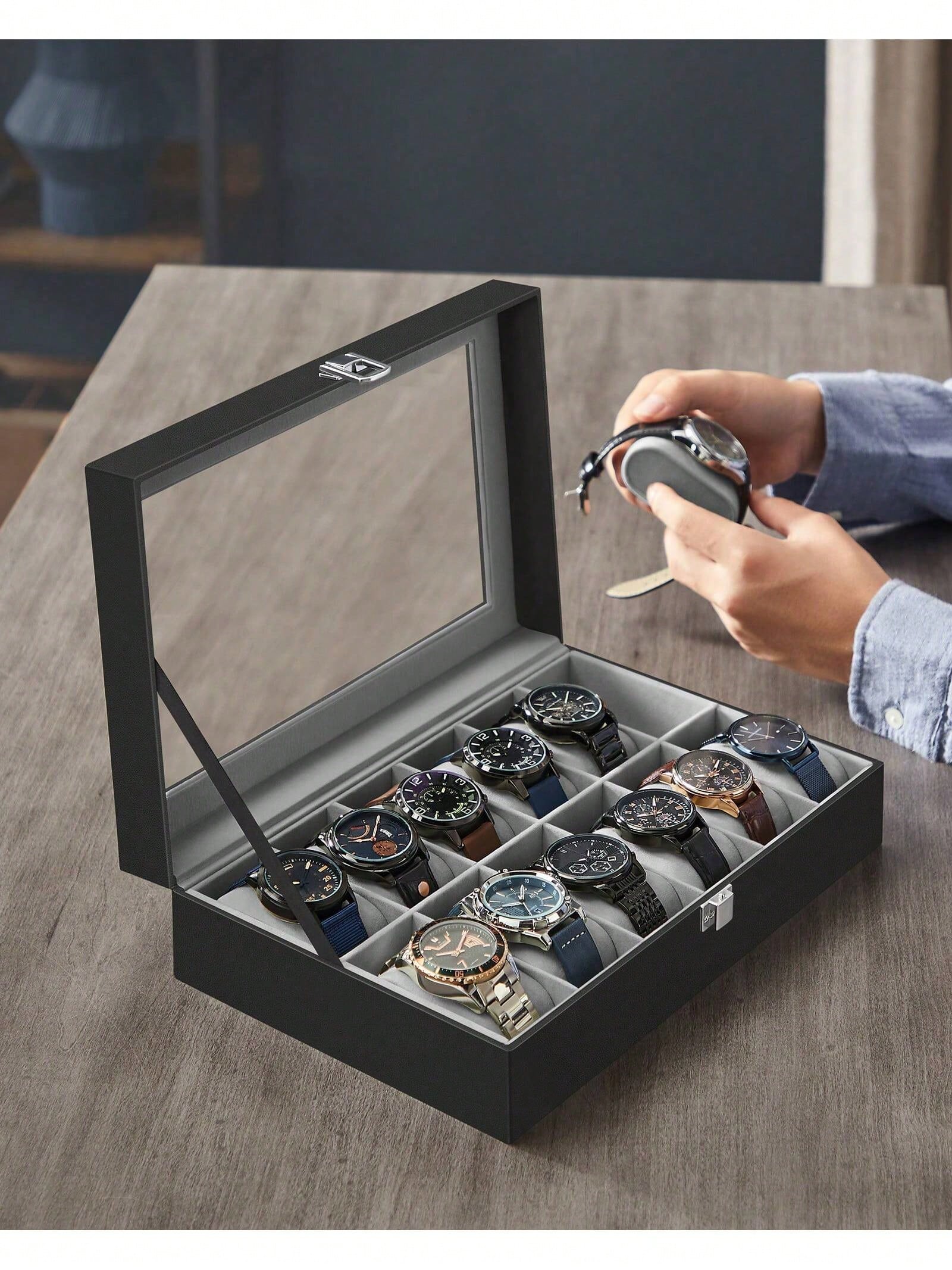 Шкатулка для часов на 12 отдел – обзор и цена Jewelry With Watches