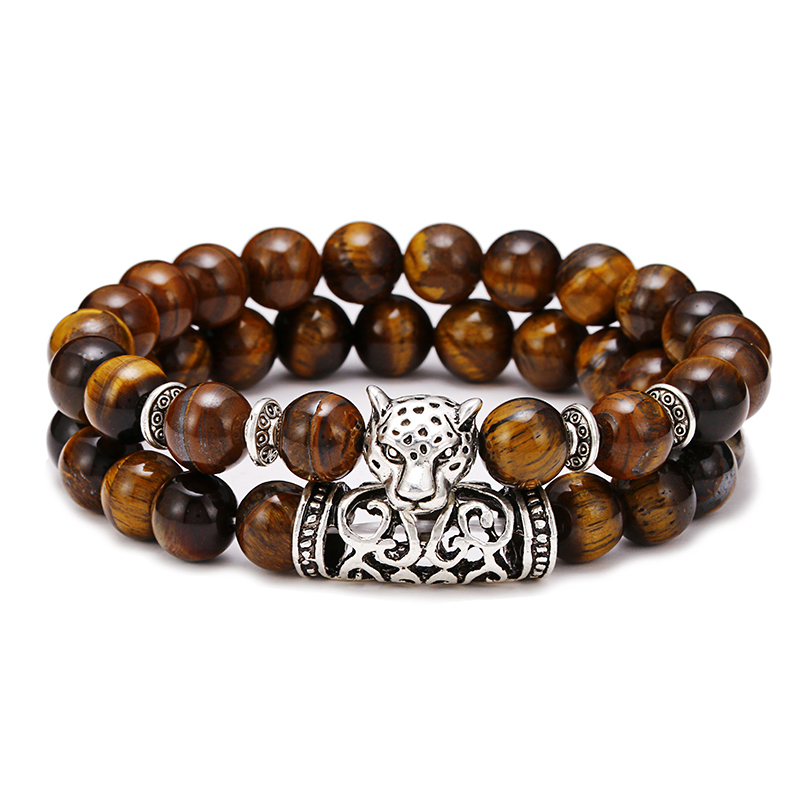 Премиум 2 шт./компл., леопардо – обзор и цена Gemstone Bracelet Healing