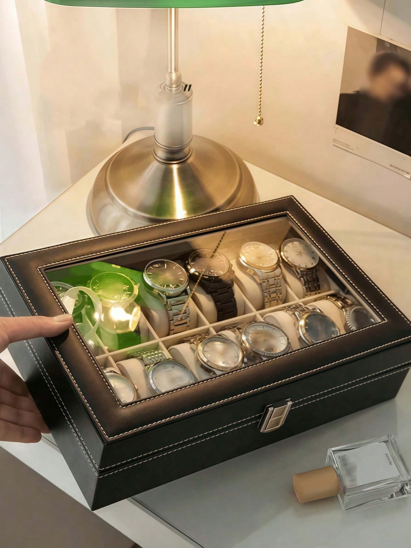 Кожаная шкатулка для часов с з – обзор и цена Jewelry And Watches Box