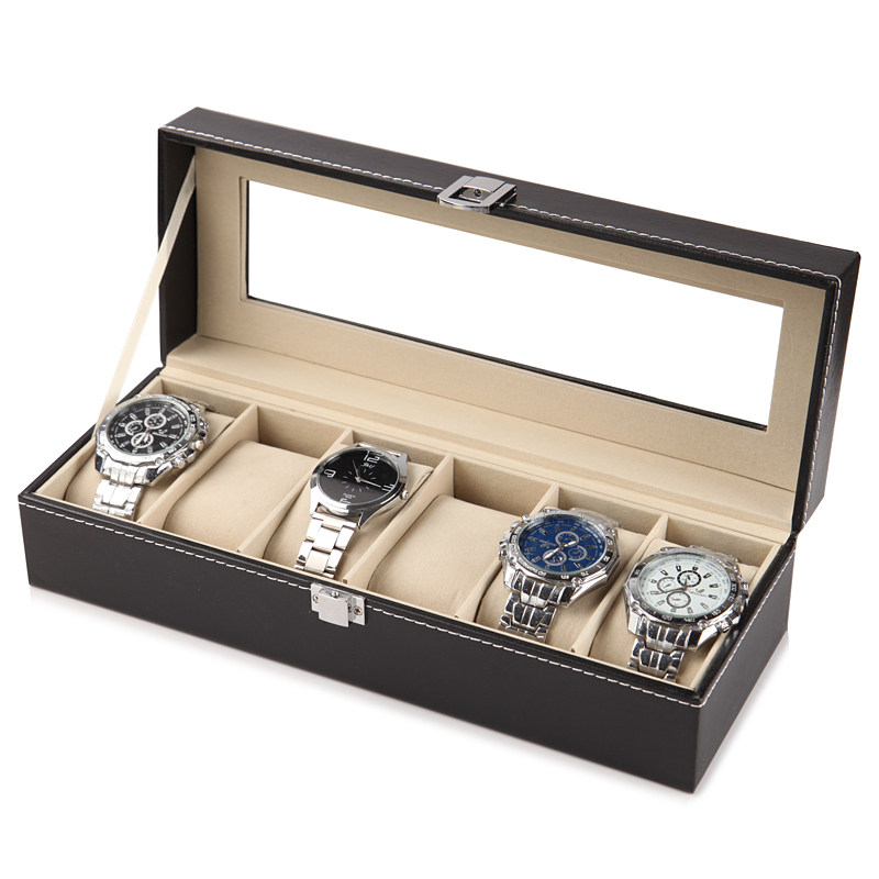 Европейская кожаная коробка дл – обзор и цена Jewelry And Watches Box