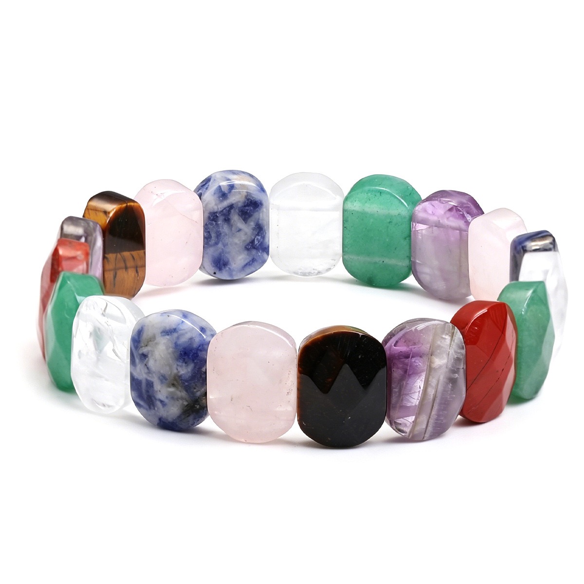 100% натуральный плоский плито – обзор и цена Gemstone Bracelet Healing